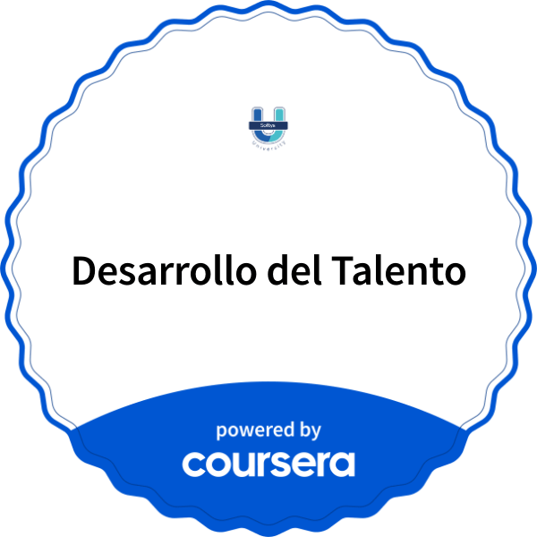 Desarrollo del Talento completion badge issued by COURSERA