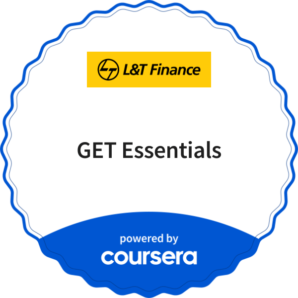 GET Essentials completion badge issued by COURSERA