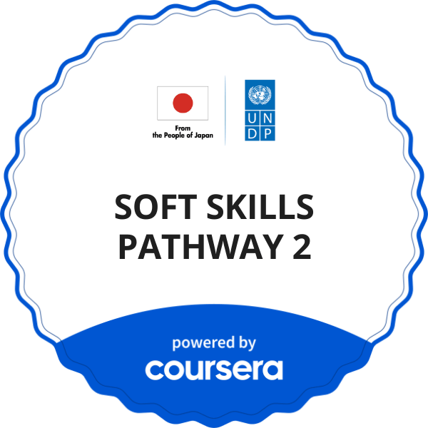 SOFT SKILLS PATHWAY 2 completion badge issued by COURSERA