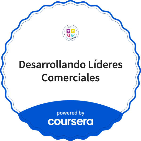 Desarrollando Líderes Comerciales completion badge issued by COURSERA