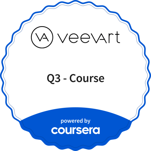 Q3 - Course completion badge issued by COURSERA