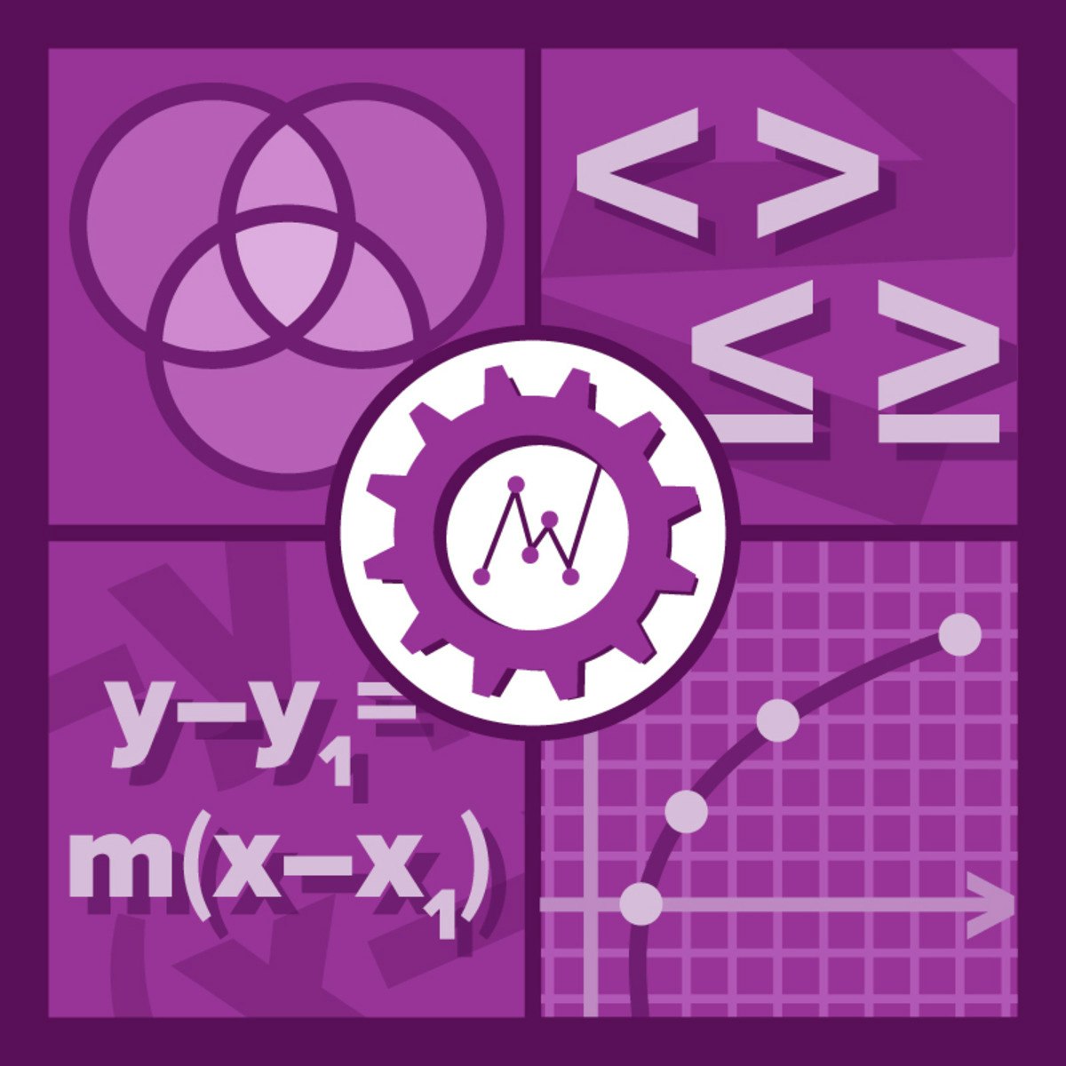 Deep pink plus 3 icon - Free deep pink math icons