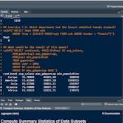 Manipulate R data frames using SQL in RStudio
