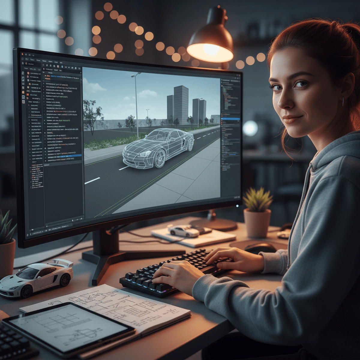 Implement Animated Car Graphics Using Computer Graphics