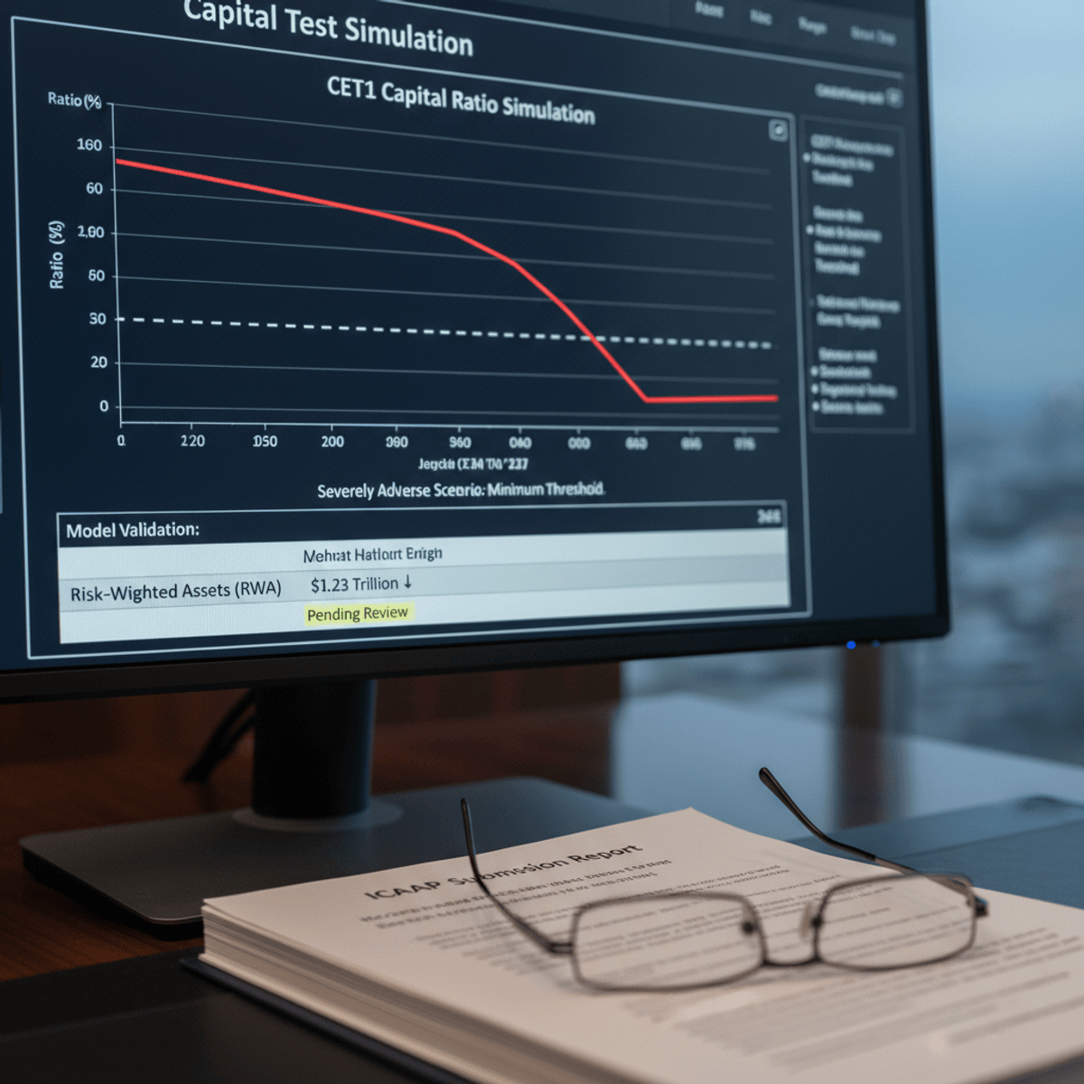Analyze Capital, Basel, Stress Testing, and Resilience