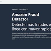 Detectando fraudes con Amazon Fraud Detector