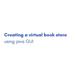 Creating a virtual book store using java GUI