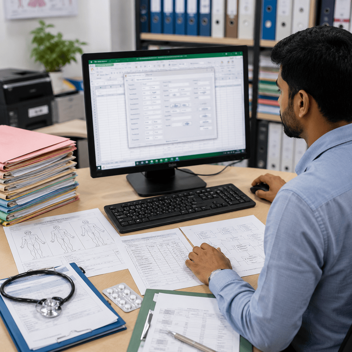 Medical Case Paper Project with Spreadsheet Automation