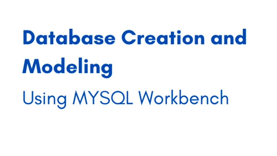 Creating Database Tables with SQL