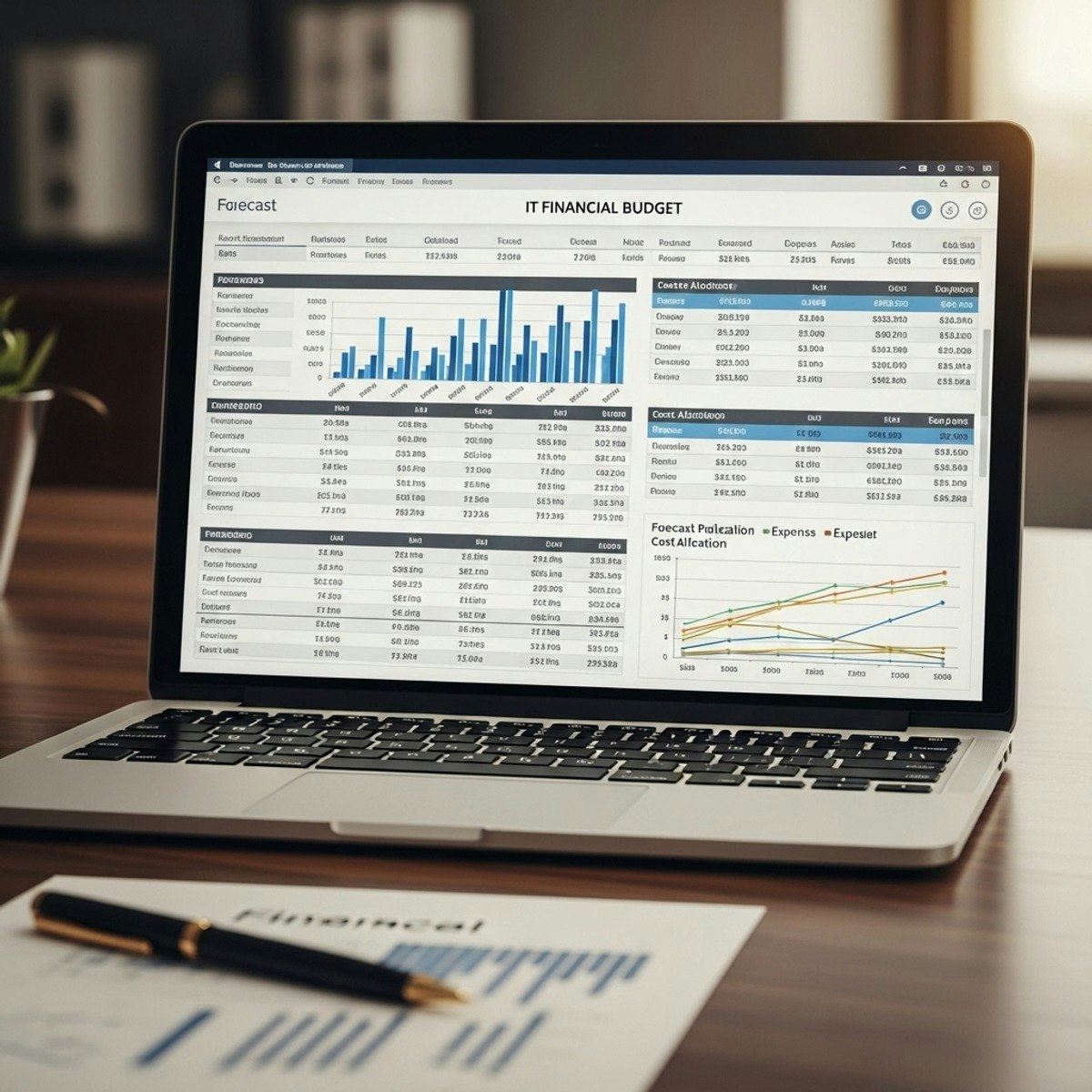 Master IT Budgeting: Analyze, Forecast & Optimize