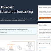 Generando predicciones con Amazon Forecast