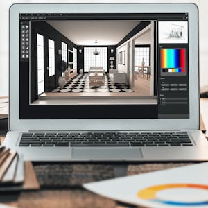 MAYA Architecture - Living Room Interiors from EDUCBA online course platform