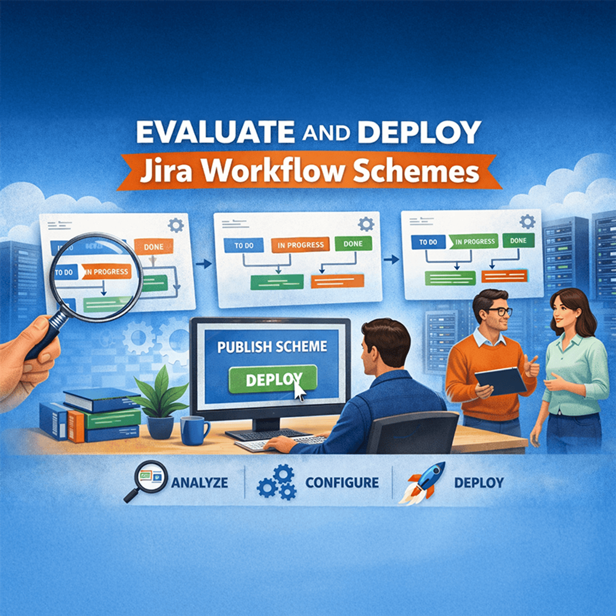 Evaluate and Deploy Jira Workflow Schemes
