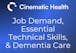 Job Demand, Essential Technical Skills, & Dementia Care