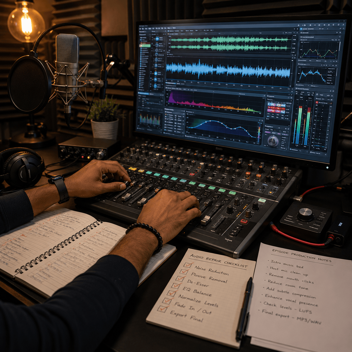 Professional Audio Editing and Sound Production