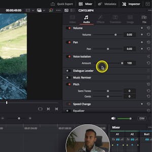 DaVinci Resolve 19 Masterclass: Audio & Visual Polish - Online CE Course