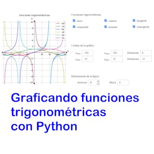 Graficando funciones trigonométricas con Python