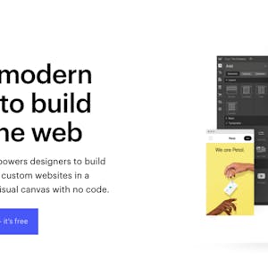 Image for the Create a no-code responsive website with Webflow course