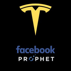 Tesla Stock Price Prediction using Facebook Prophet from Coursera Project Network online course platform