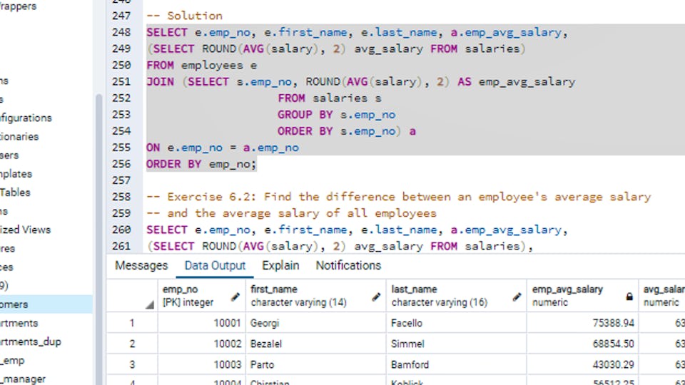 Solving Sql Problems SQL Problem Solving | Coursera