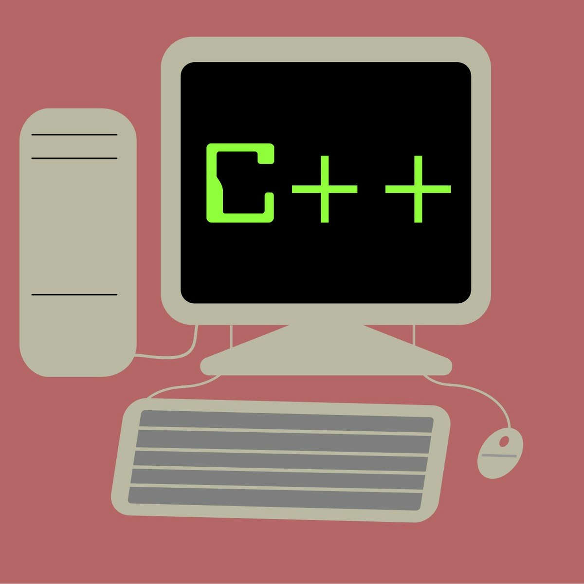 An objective c programming online learning Vector Image