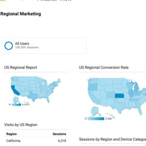 Image for the Building Custom Regional Reports with Google Analytics course