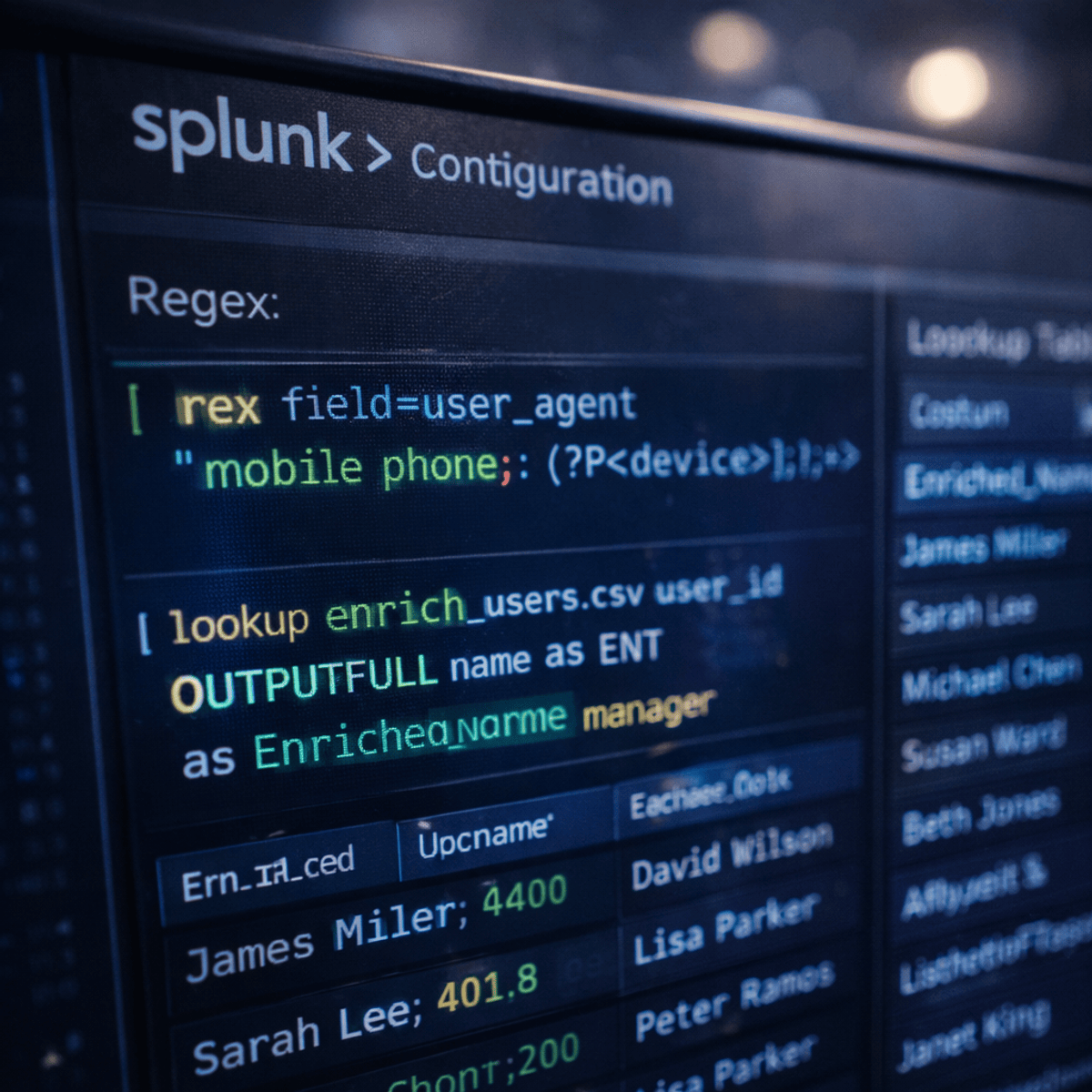 Apply Splunk Data Transformation and Distributed Search
