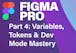 Figma Pro Pt. 4: Variables, Tokens & Dev Mode Mastery