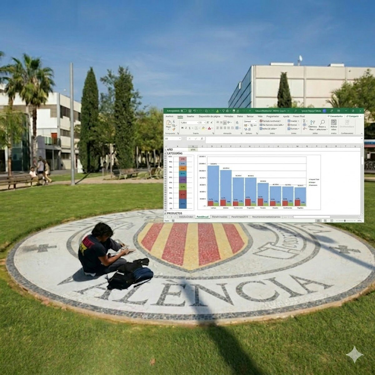 Excel: creación de un panel gráfico de control empresarial