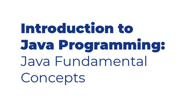 Java Programming for Beginners | Coursera