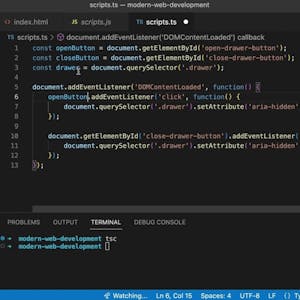 Modern Frontend Web Development: Frameworks & APIs from Skillshare online course platform