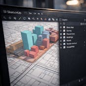 Apply Urban Scale Mapping Techniques Using SketchUp