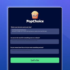 Image for the Build a Movie Recommendation App with OpenAI course