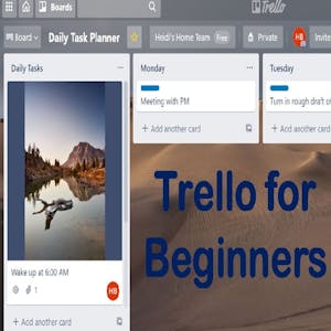 Trello for Beginners from Coursera Project Network online course platform