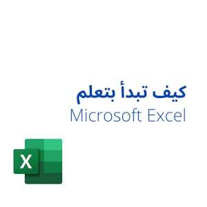 كيف تبدأ بتعلم Microsoft Excel from Coursera Project Network online course platform