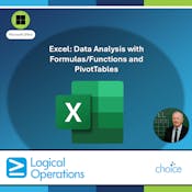 Excel: Data Analysis with Formulas/Functions and PivotTables