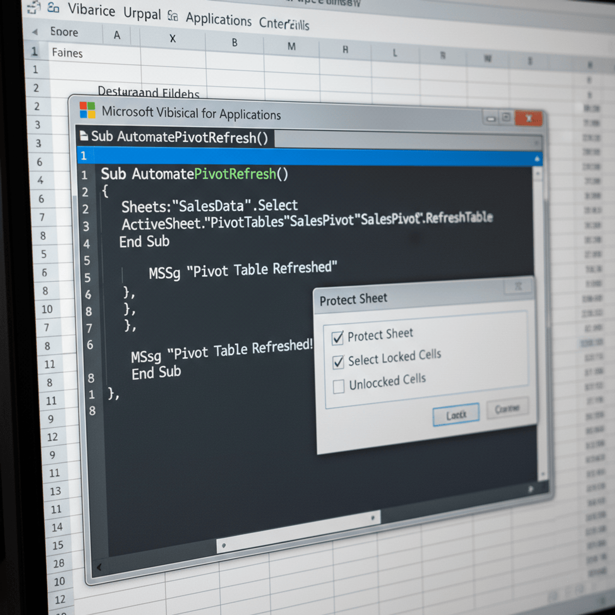 Analyze and Automate Pivot Table Problem Solutions