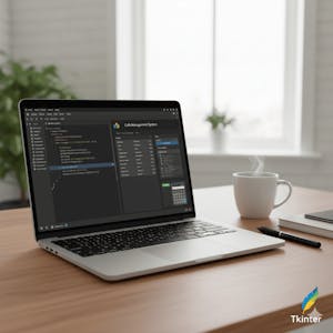 Python Tkinter: Design, Build & Integrate GUIs from EDUCBA online course platform