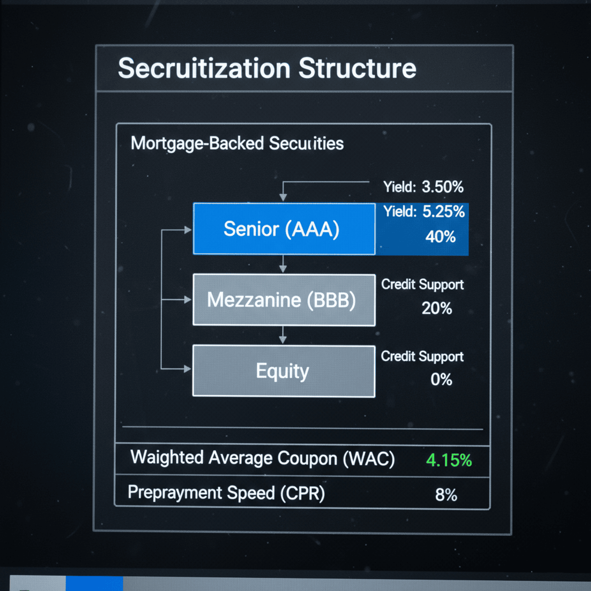 Analyze Mortgage-Backed Securities and Credit Risk