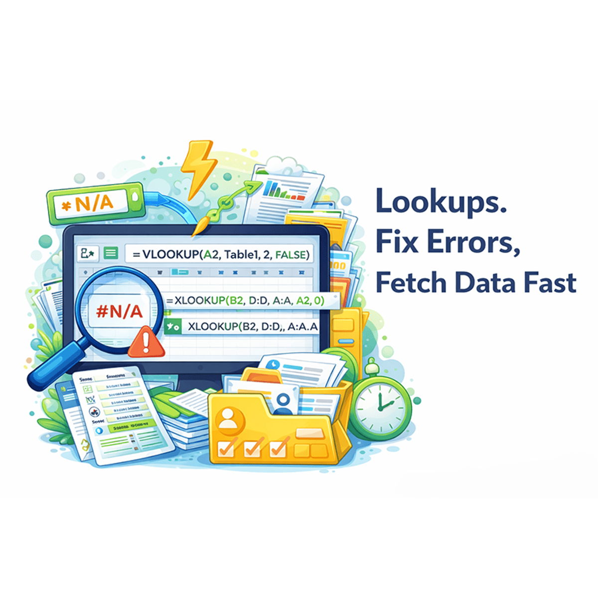 Lookups: Fix Errors, Fetch Data Fast