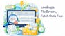 Lookups: Fix Errors, Fetch Data Fast