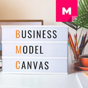 Créer un Business Model Canva avec Mural from Coursera Project Network online course platform