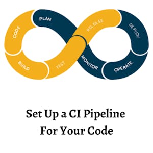 Set up a Continuous Integration (CI) workflow in CIrcleCI from Coursera Project Network online course platform