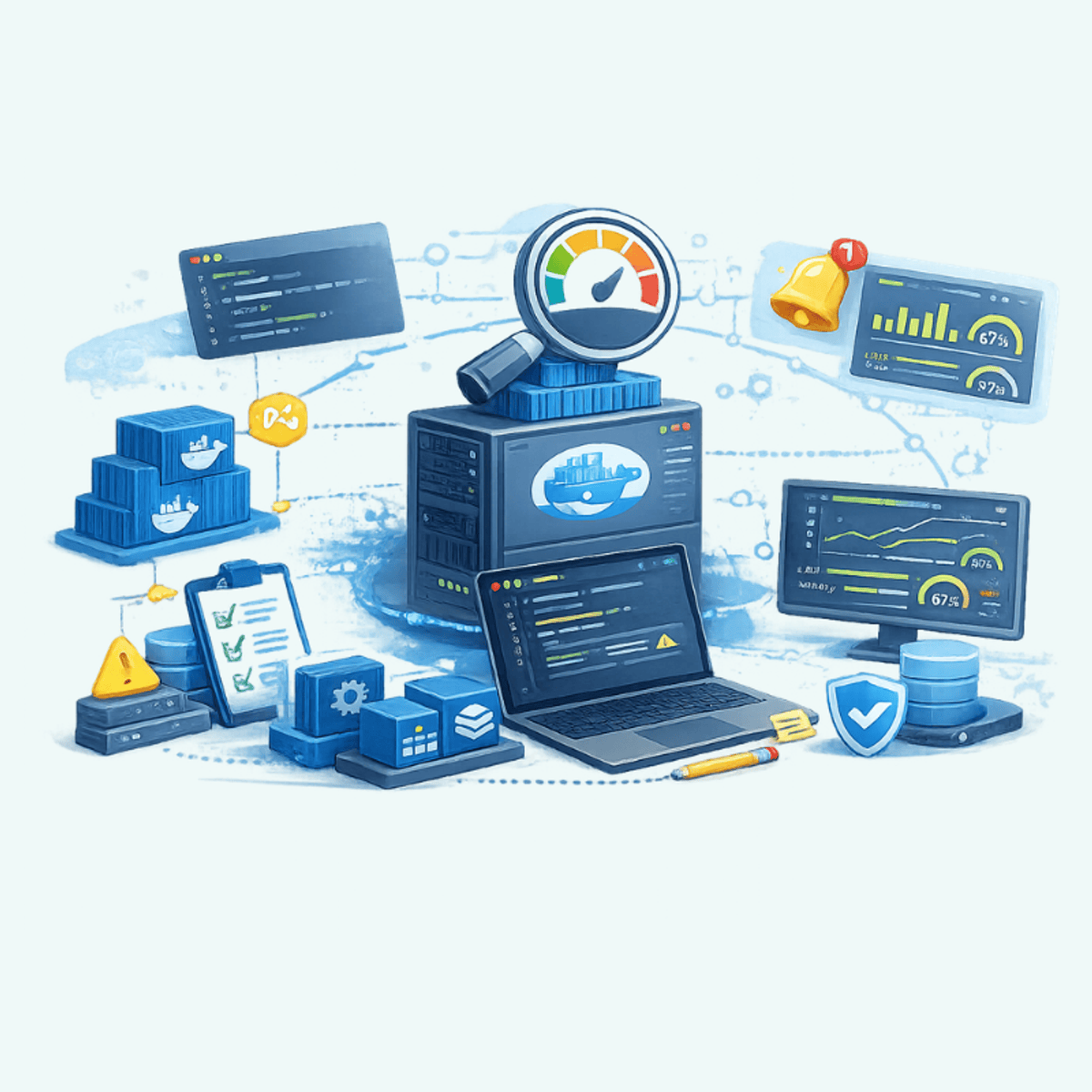 Container Monitoring and Engine Administration