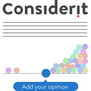 Facilitate Organized Online Dialogue with Considerit