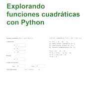 Explorando funciones cuadráticas con Python
