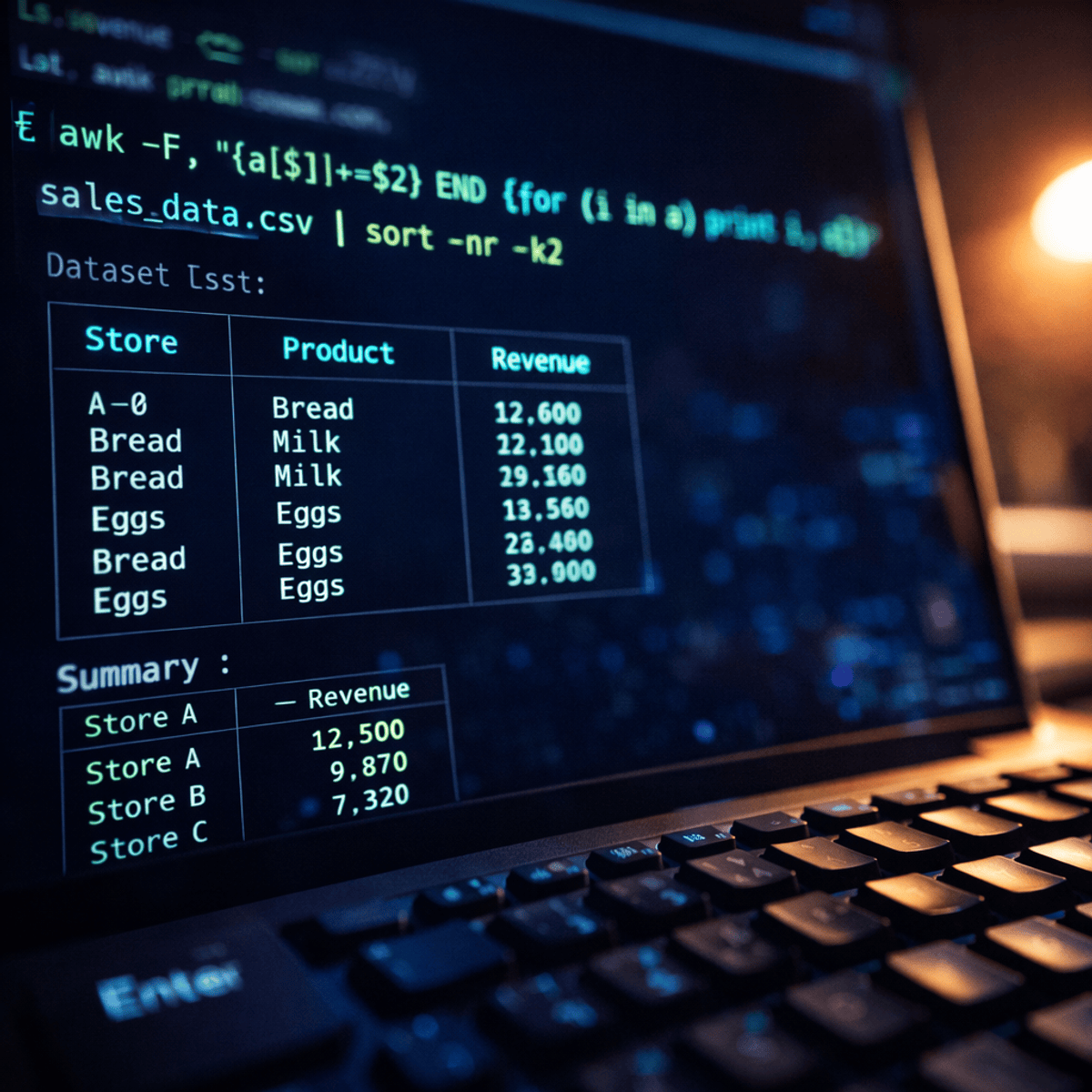 Apply Bash and AWK for Practical Data Analytics