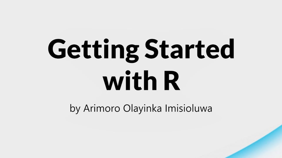 Getting Started with Rstudio
