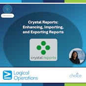 Crystal Reports: Enhancing, Importing, and Exporting Reports