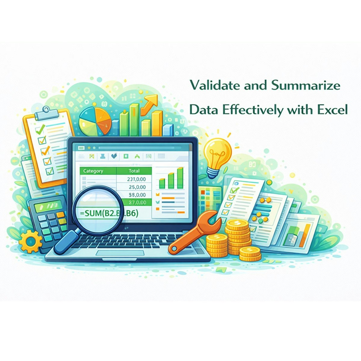 Validate and Summarize Data Effectively with Excel